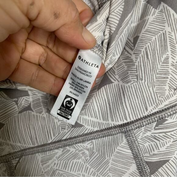 Athleta palm all in  7/8 tights leggings size small - Picture 9 of 12